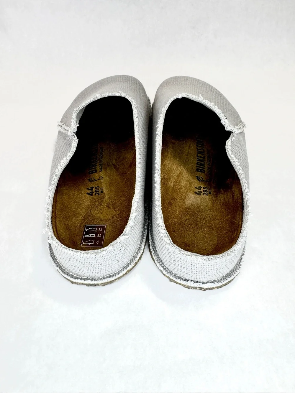 Birkenstock Zermatt Textile Clogs Gray EU 44 NWOT